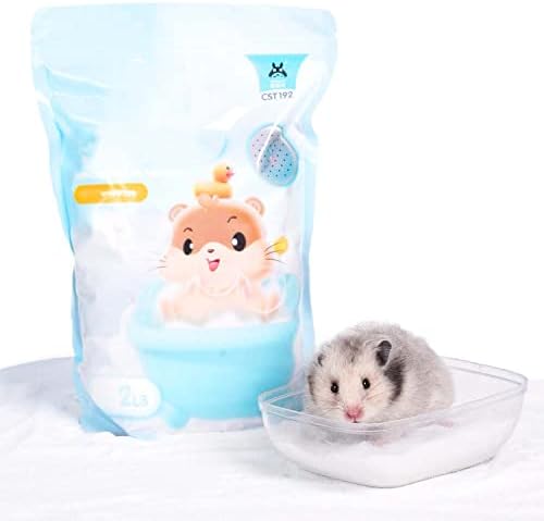 ג'וסונטי אוגר אמבטיה אבק חול ללא 5 £, בעלי חיים גמדים מספקים אביזרים לכלובים לעכברי צ'ינצ'ילה גרביל DEGU או חיות מחמד